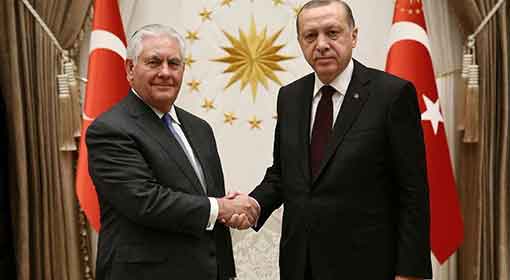 us, turkey, rex tillerson, recep erdogan, syria