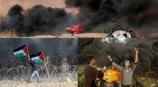 Palestinians start ‘Friday of Fire’ protests along Israel’s border