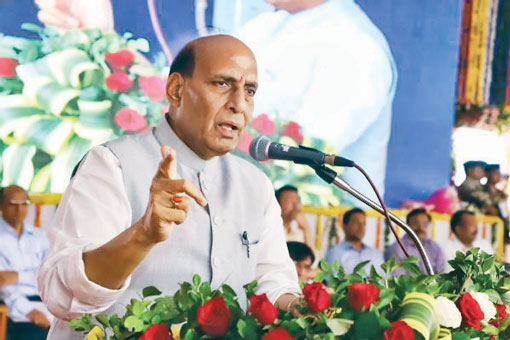 Pakistan is conspiring to break India: Home Minister Rajnath Singh