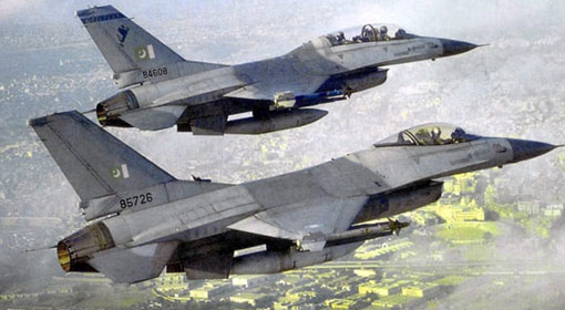 Pakistani fighter jets try to incite India