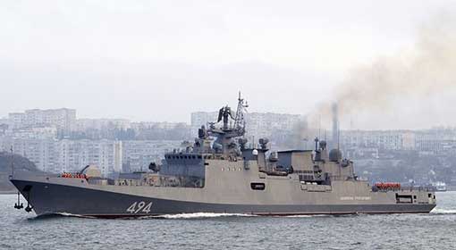 Huge war exercises by Russia in the Black Sea following NATO naval exercises