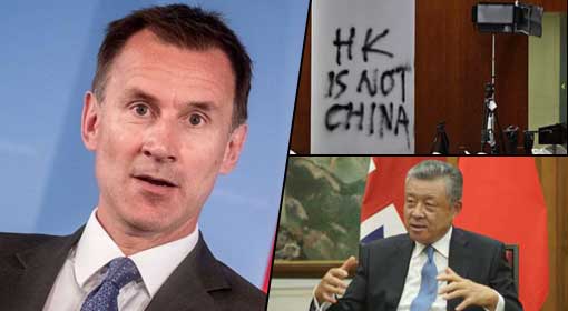 China will have to face the consequences of Hong Kong oppression, stern warning by British Foreign Minister Jeremy Hunt