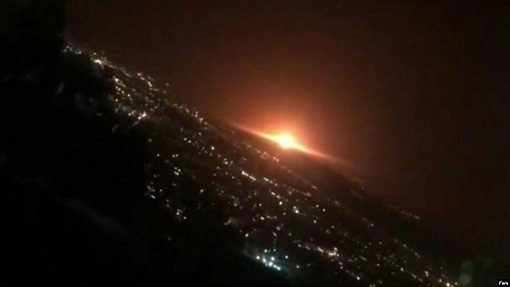 Powerful explosion takes place at Iranian military base  