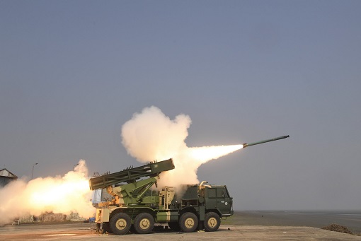 DRDO tests advanced version of the Pinaka Rocket