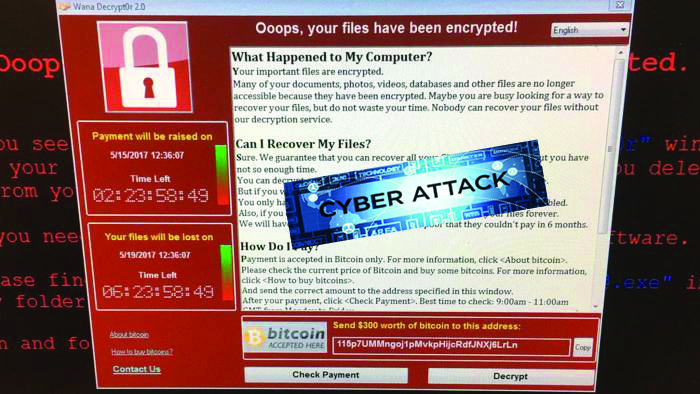 Ransomware cyber attack