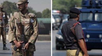 Pakistan Army and Sindh Police in confrontation  